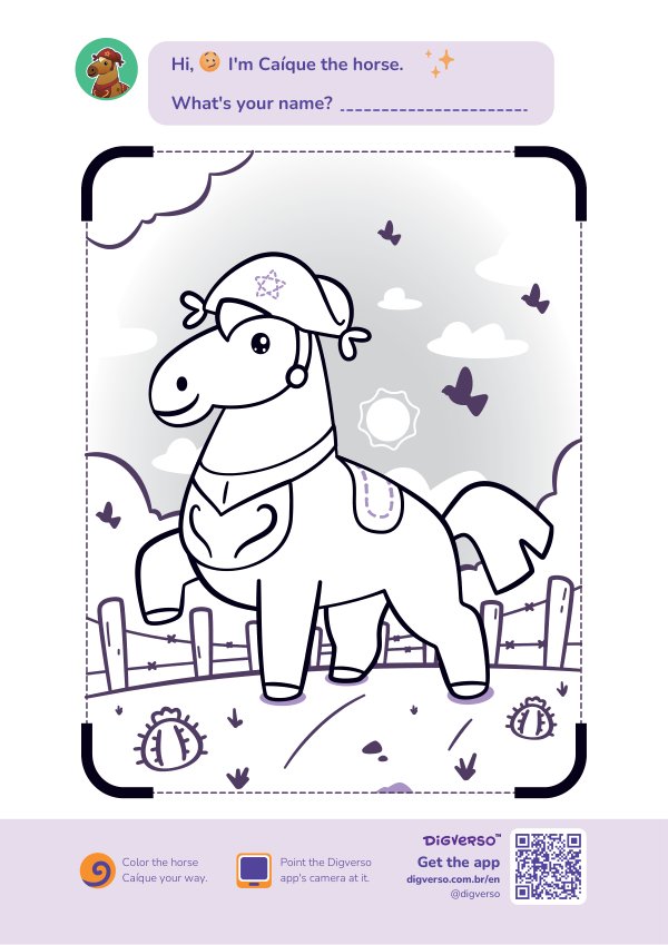 Coloring page: Caíque