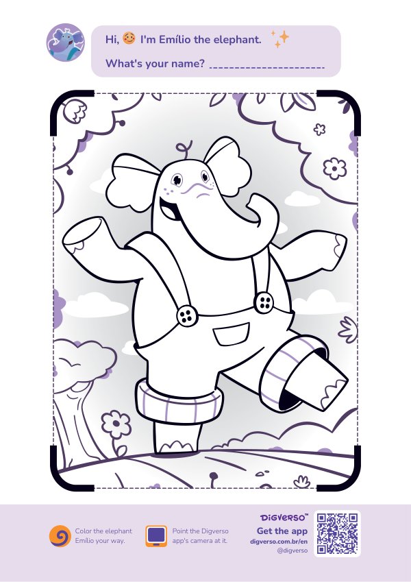 Coloring page: Emílio