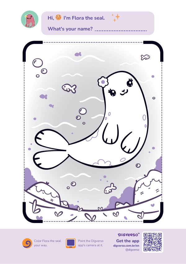 Coloring page: Flora