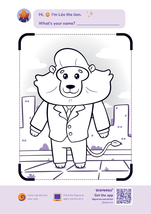Coloring page: Léo