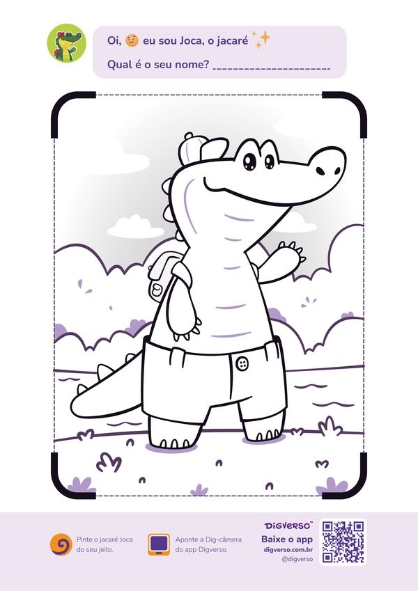 Desenho para colorir: Joca