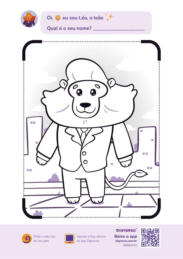 Desenho para colorir: Léo